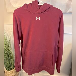 Under Armour Men’s Loose Fit, Burgundy Hoodie, Size M